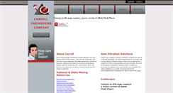 Desktop Screenshot of carrollengineeringco.com