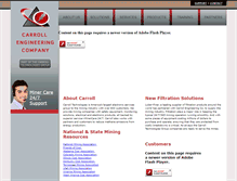 Tablet Screenshot of carrollengineeringco.com